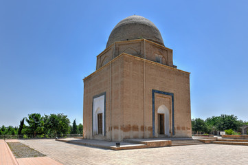 Samarkand Rukhobod Bricks Cupola Mausoleum