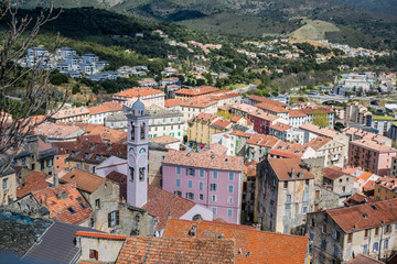 Obraz premium Corte, Corse.
