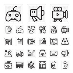 online shopping, e-commerce icon vector