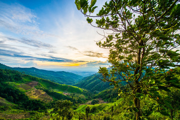 Fototapeta premium Mountain rainy season.22