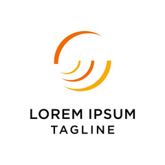 Abstract Geometric Minimal Vector Sign, Symbol or Logo Template. S letter Modern Monogram.