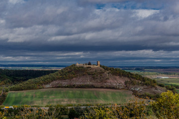 Wanderung rund um die Drei Gleichen im herbstlichen Thüringer Becken - Drei Gleichen/Deutschland
