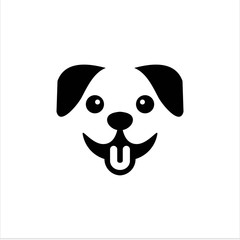 dog vector logo graphic abstract