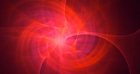 3D rendering abstract fantasy light fractal background