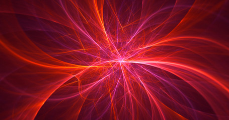 3D rendering abstract fantasy light fractal background