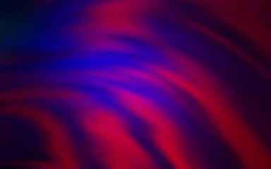 Dark Pink, Blue vector background with curved lines. Shining colorful illustration in simple style. A completely new template for your design.