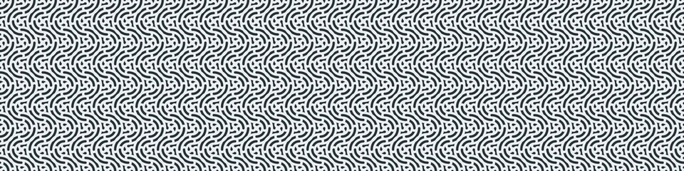Fototapeta premium Truchet Motif Pattern Generative Tile Art background illustration