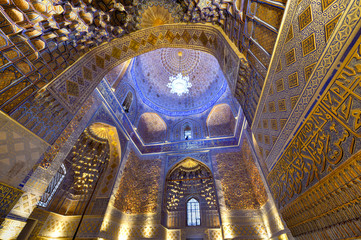 Fototapeta na wymiar Gur-Emir Mausoleum - Samarkand, Uzbekistan