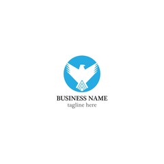 Eagle logo vector icon design