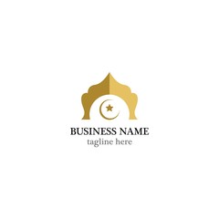 Arabic logo template vector