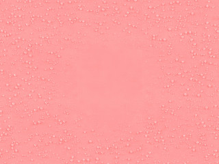 Water Droplet On Pink Textured Surface