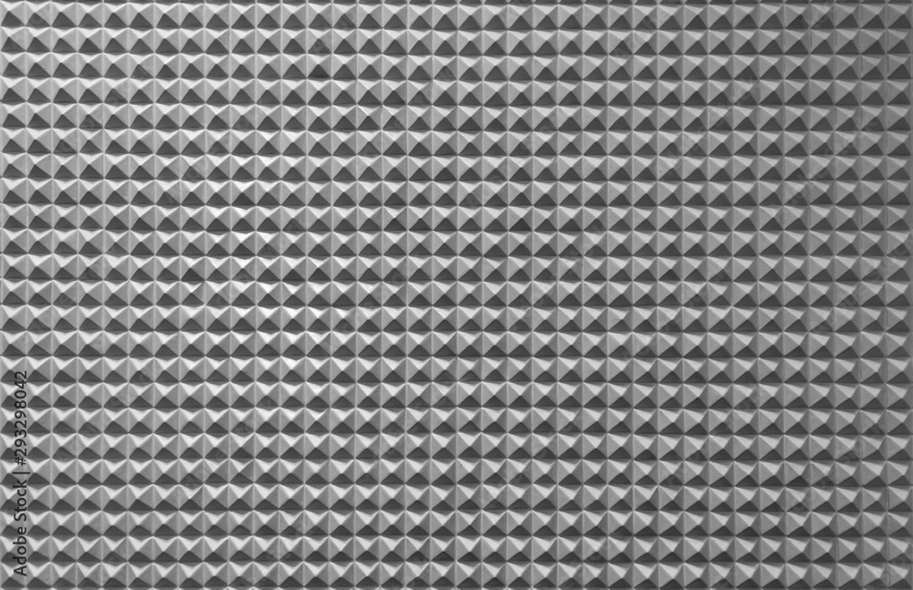 Aufkleber triangle pyramid tiles pattern surface texture. close-up of architecture interior material for desig