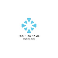 Diamond logo template vector icon design