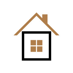 House icon Vector simple flat logo symbol