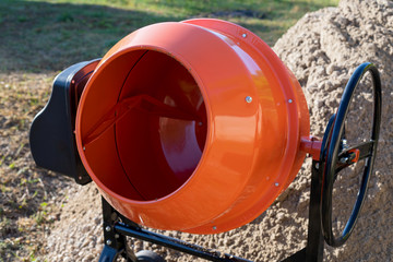  Electric cement mixer