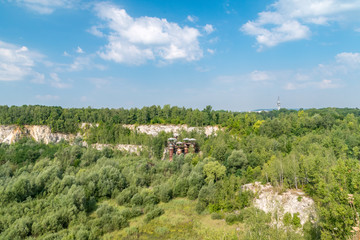 Fototapeta na wymiar Quarry Liban in Krakow, Malopolska, Poland.