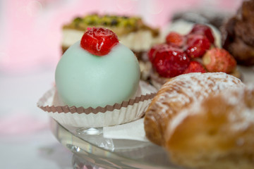 Cassata Cake, Typical Sicilian pastry Ricotta cake