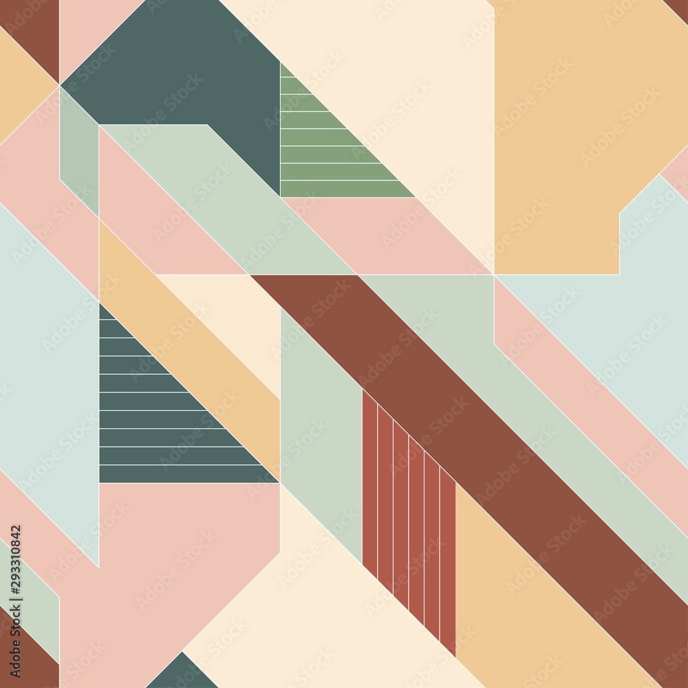 Poster abstract vector pattern with bright color diagonal alternating elements