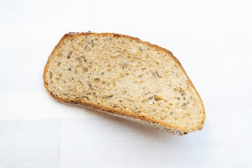 A dry slice of bread