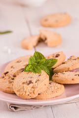 Chocolate chip cookies. 