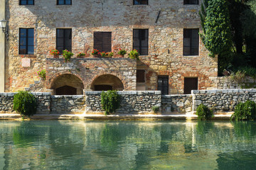 Tuscan Hot Spring Bath in Bagno Vignoni