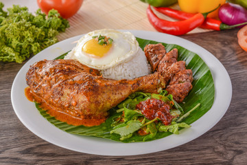 malaysian spicy chicken rice