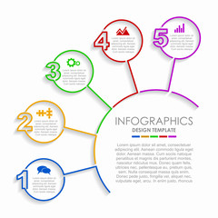 Infographic design template with place for your data. Vector illustration.