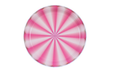 Red white round abstract vortex background, spiral wallpaper