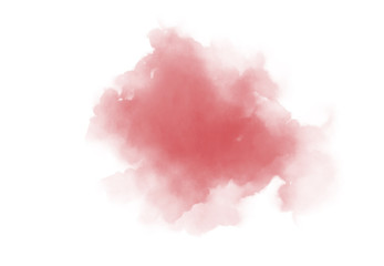 Obraz premium Abstract watercolor digital art painting soft focus for texture background