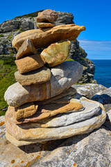Stone tower at Cape Point , South Africa