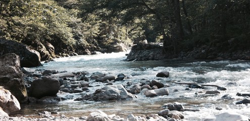 river in winter