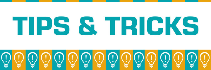 Tips And Tricks Turquoise Yellow Boxes Bulbs Horizontal 