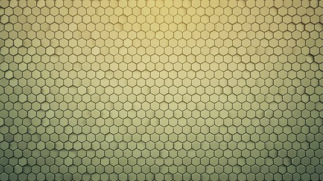 Abstract geometric background with glossy hexagons