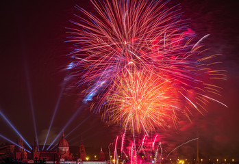 Fuegos artificiales Barcelona