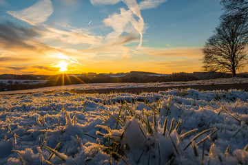Sonnenaufgang in Kürten