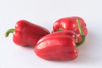 red pepper isolated on white background