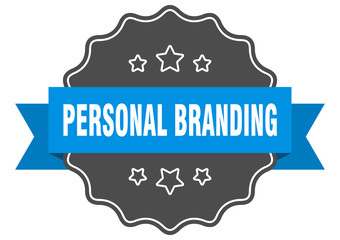 Obraz premium personal branding blue label. personal branding isolated seal. personal branding