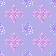 Abstract geometric seamless pattern, repeating background