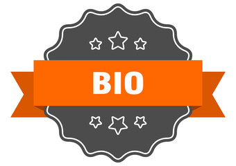 bio isolated seal. bio orange label. bio