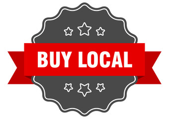 buy local red label. buy local isolated seal. buy local