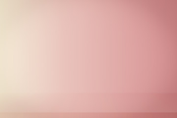 Rose gold abstract light gradient banner background