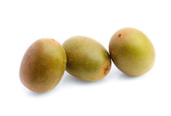 gold kiwi isolated on white background