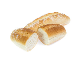 Bread isolated on white background