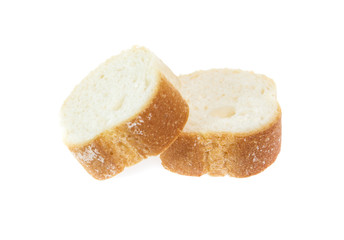 Bread isolated on white background
