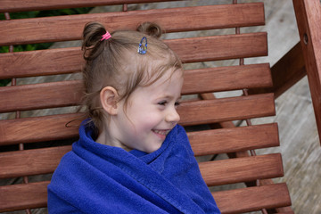 portrait of a little girl