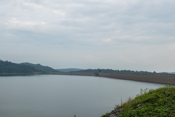 Khun Dan Prakarnchan Dam in Nakhon Nayok Thailand