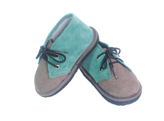 Baby shoes isolated on white