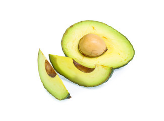 Avocado isolated on a white background
