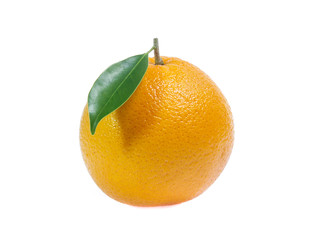 Orange fruit isolated on white background