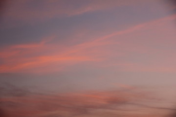 beautiful sunrise on the city. Heaven is like candy floss
